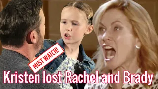 Kristen got a big shock, losing both Brady and Rachel Days of our lives spoilers on Peacock.