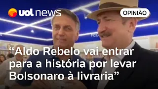 Bolsonaro em livraria é milagre e faz Aldo Rebelo entrar para a história, diz Ricardo Kotscho