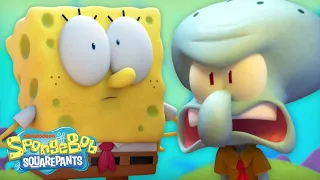 Squidward's Top 25 Most Savage Moments on Kamp Koral 💀 | SpongeBob