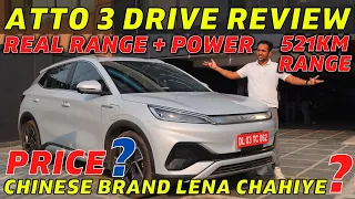 BYD Atto 3 DRIVE Review | 521km Range + ADAS L2 | Chinese Brand ka Sach ? Electric SUV 2022🔥