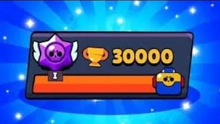 NONSTOP to 30K TROPHIES without collecting TROPHY ROAD! Brawl Stars