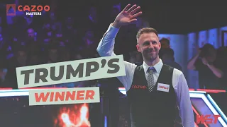 Judd Trump's Deciding Frame Winning Break! [vs Barry Hawkins, QF] | 2023 Cazoo Masters