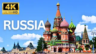 RUSSIA  -4K (60FPS) ULTRA HD - Scenic Film With Calming Sounds