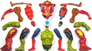 Assemble Avengers Toys | Hulkbuster VS Hulk Smash VS Spider-Man VS Siren Head - Avengers
