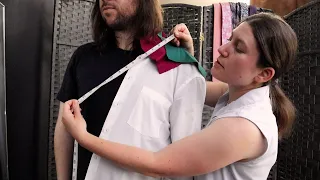 Getting a Perfectly Fitted Suit | Measuring, Color Analysis, Fabric Sounds [ASMR]