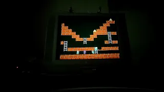 Lode Runner Famicom / NES CRT TV Playthrough asmr