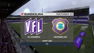 FIFA 21 | VFL Osnabruck vs Erzgebirge Aue - Germany 2.Bundesliga | 22/01/2021 | 1080p 60FPS