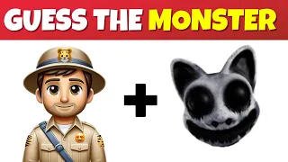 Guess The Emoji! Zoonomaly & | Smile CAT, ZOOKEEPER, Angry Cat