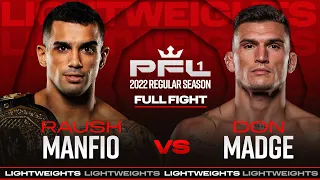 Raush Manfio vs Don Madge | PFL 1, 2022