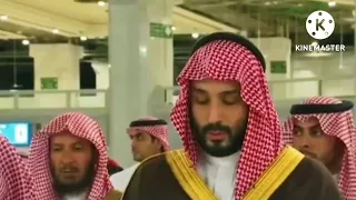 Saudi Crown Prince Mohammed bin Salman Al Saud cleaning Khana Kaaba..