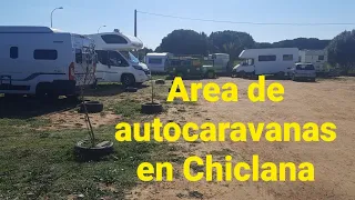 Area para autocaravanas en Chiclana de la frontera.#España #Andalucía #Cádiz #vanlife #motorhome
