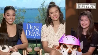 DOG DAYS: Interview with Nina Dobrev and Vanessa Hudgens and their love for dogs!