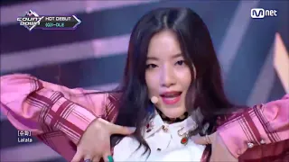 【HD中字】 (G)I-DLE - LATATA / M! COUNTDOWN @ 20180503