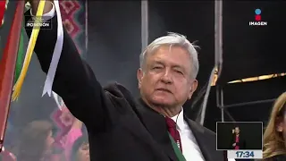 Entregan el bastón sagrado de mando indígena a López Obrador | Toma de posesión