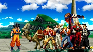 GOKU VS 26 KING OF FIGHTERS AT SAME TIME!