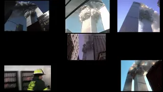 (9/11) Closest Views of South Tower Collapse (Synced Footage)