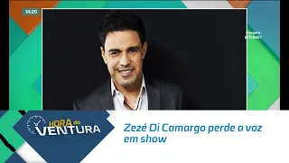 Zezé Di Camargo perde a voz em show