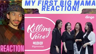 MY FIRST TIME REACTING TO BIG MAMA! | BIGMAMA (빅마마) - Dingo Music / Killing Voice (킬링보이스) | REACTION