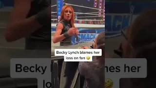 Becky Lynch Blames Her Loss On Young WWE Fan