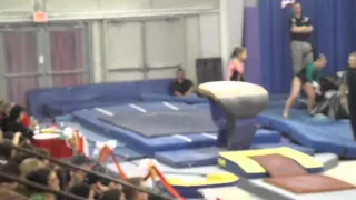 Katelyn Canales 13 years old level 10 Vault at the Parkettes Invitational
