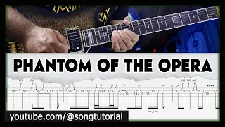 Phantom of the Opera | FULL TAB | Iron Maiden Cover | Guitar Lesson