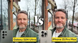 Samsung Galaxy S24 Ultra versus iPhone 15 Pro Max camera comparison