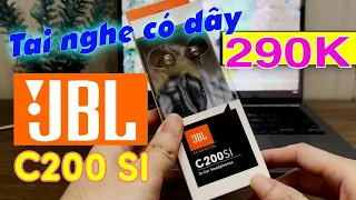 Tai nghe có dây JBL C200SI Chỉ Có 290K Sẽ Như Thế Nào?