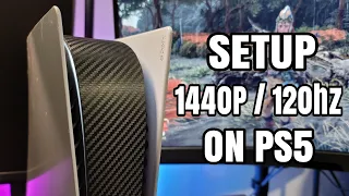 How to setup 1440p/120hz on PS5