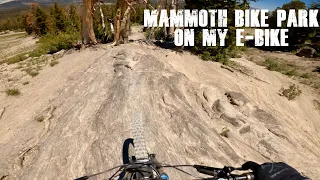 E-Biking Mammoth Bike Park