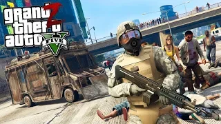 GTA 5 Зомби Апокалипсис - БЕЗУМНОЕ ИСПЫТАНИЕ ЗОМБИ В ГТА 5 МОДЫ #6! РЕАЛЬНАЯ ЖИЗНЬ ОБЗОР МОДА GTA 5