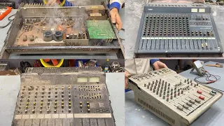 Genius Man Restore Old Professional Event Mixer Sound With World Class Restoration Skills