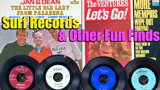 Let's Go Surfing With Great Rock & Roll 45 and LP Record Finds