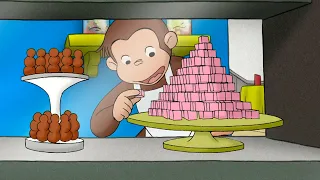 George gestisce un negozio di dolciumi 🐵 Curioso Come George 🐵 Cartoni per Bambini