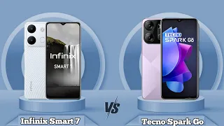 Infinix Smart 7 Vs Tecno Spark Go 2023 || camera Test || Under 30000 mobiles || New mobiles 2023 !!