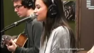 Demi Lovato La La Land & Dont Forget Acoustic on Kidd Kraddick In The Morning