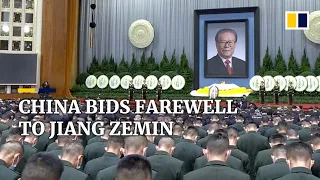 Xi Jinping pays tribute to late Chinese president Jiang Zemin at state funeral in Beijing
