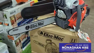 Oleo Mac GSH 400 Chainsaw- 16" bar available at Monaghan Hire!