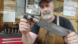 Knifemaking | WW2 KA-BAR | USMC Vintage Fighting Knife