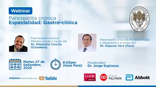 Webinar: Pancreatitis Crónica - Especialidad: Gastro Clínica