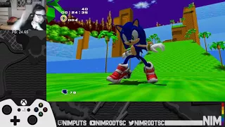 Sonic Adventure 2 - Green Hill speedrun in 0:24.35