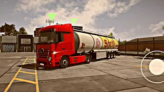 Transporting Fuel to Munich - Universal Truck simulator | Mobile Gameplay