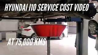 Hyundai i10 Service Cost at 75,000 Kms | Hyundai i10 Servicing | i10 Servicing | SHIVAMGUPTAVLOGS