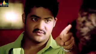 Naa Alludu Movie Scenes | Jr NTR Warning to Ramya Krishna | Telugu Movie Scenes | Sri Balaji Video