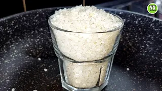 Three days until payday! Cooking a quick and delicious dinner from a GLASS OF RICE.