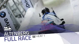 Altenberg | BMW IBSF World Cup 2018/2019 - Women's Bobsleigh Heat 1 | IBSF Official