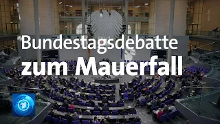 Bundestagsdebatte "30 Jahre Mauerfall"