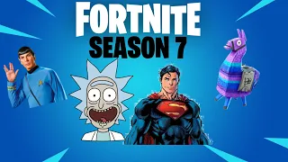 Fortnite Season 7! (Superman, Rick and Morty)