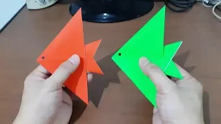 Cara Membuat Origami Ikan Layang Layang