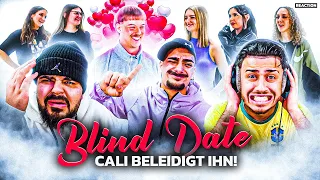 CALI RASTET AUS & BELEIDIGT 😂 Aditotoro 7 Girls Blind Date | Reaction