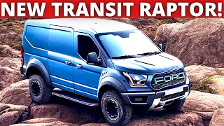 ALL NEW 2023 Ford Transit Raptor - First Look With Best Off-Road Van!